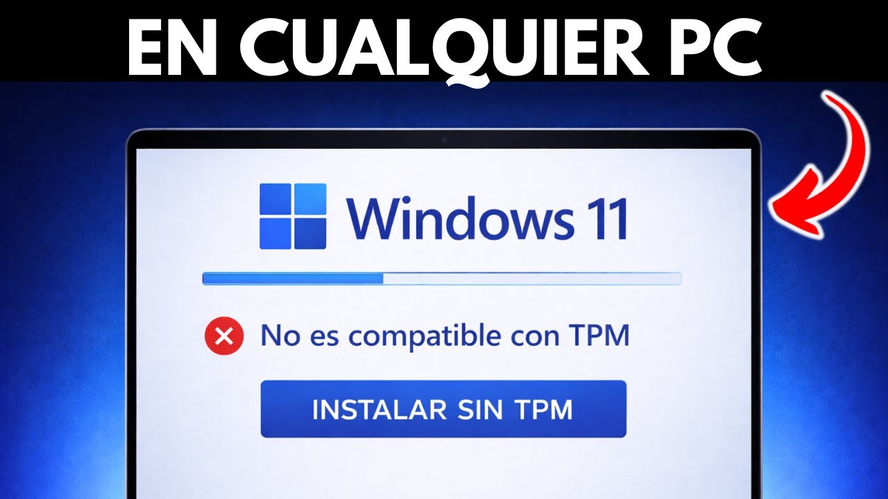 COMO INSTALAR WINDOWS 11 SIN TPM