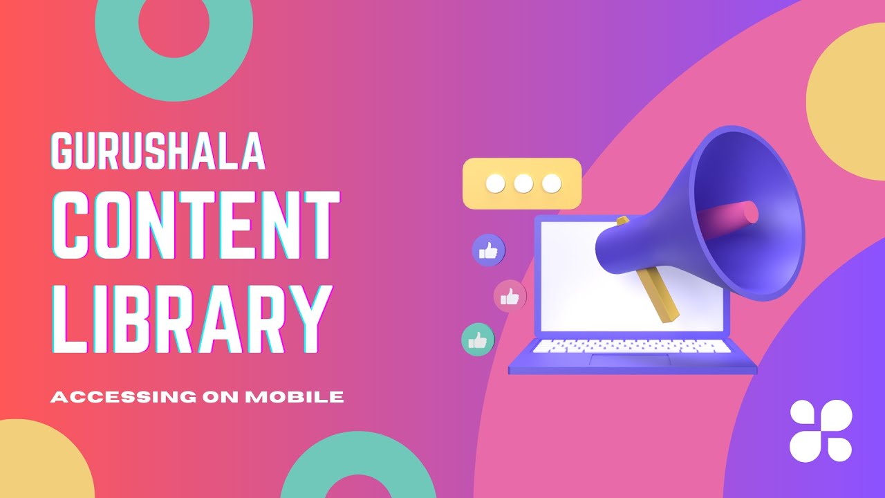 Gurushala Content Library_Accessing on Mobile App