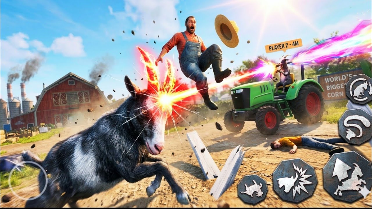 This Goat Can Do Anything! 🐐 Goat Simulator 3 Funny Moments & Open World Chaos Gameplay