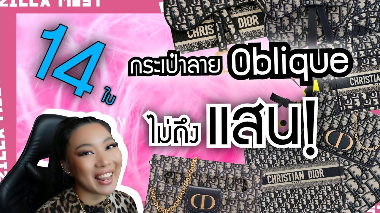 รวมขุมทรัพย์ Dior Oblique 14 ใบ ไม่เกินแสน! | Catzilla Most