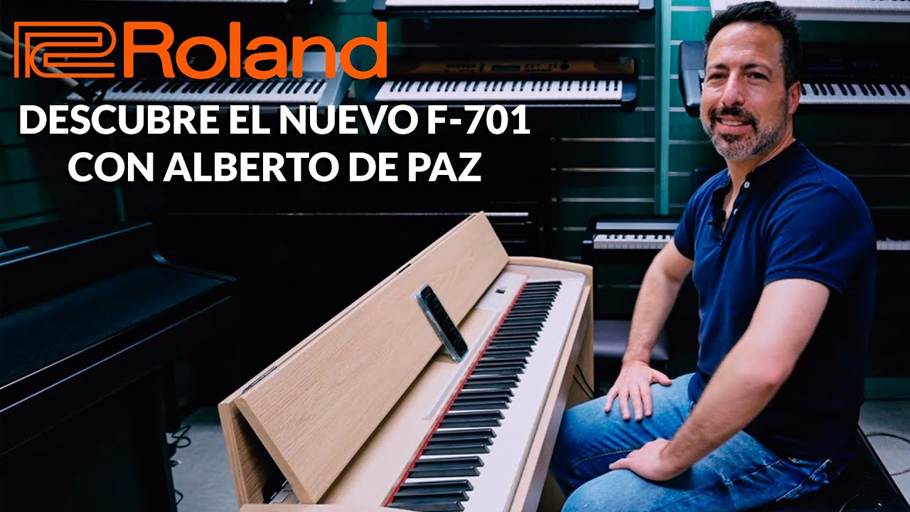 DESCUBRE EL NUEVO ROLAND F-701 CON ALBERTO DE PAZ