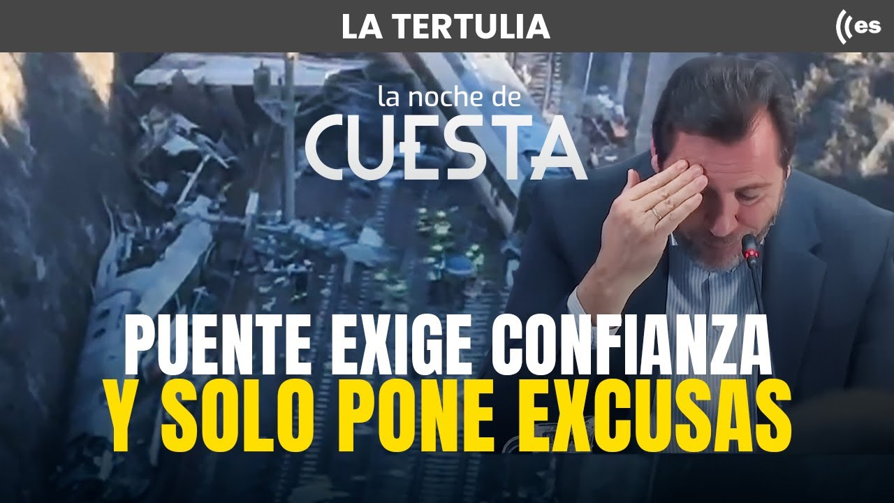 Óscar Puente pide confianza tras 2 horas de excusas en pleno desastre ferroviario