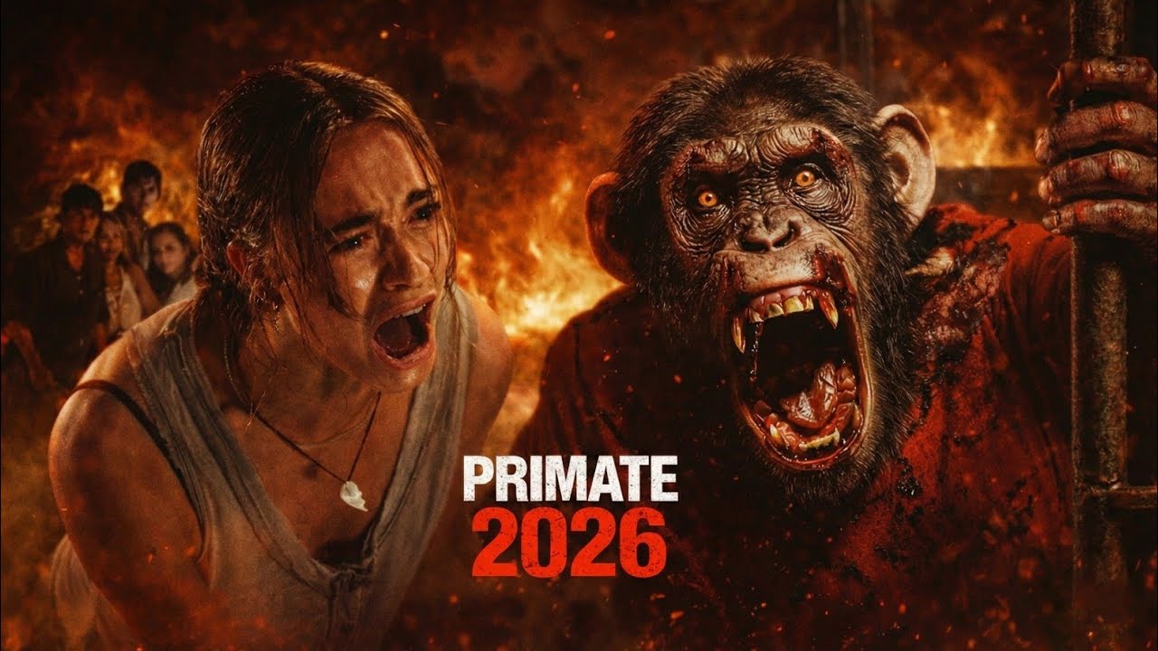 قرد يتصاب بفيروس خطير يحوله الى قاتل شرس .. ملخص primate 2026