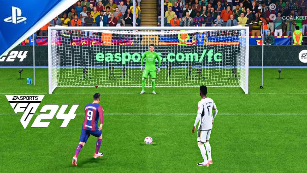 EA SPORTS FC 24 ! BARCELONA VS REAL MADRID ! PENALTY SHOOTOUT LALIGA