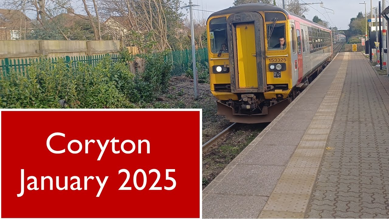 Trains on Croyton Branch January 2025
