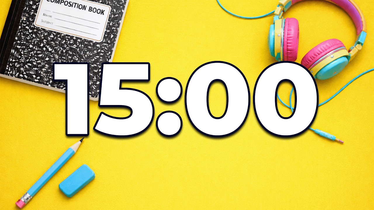 15 Minute Writing Timer with Bell