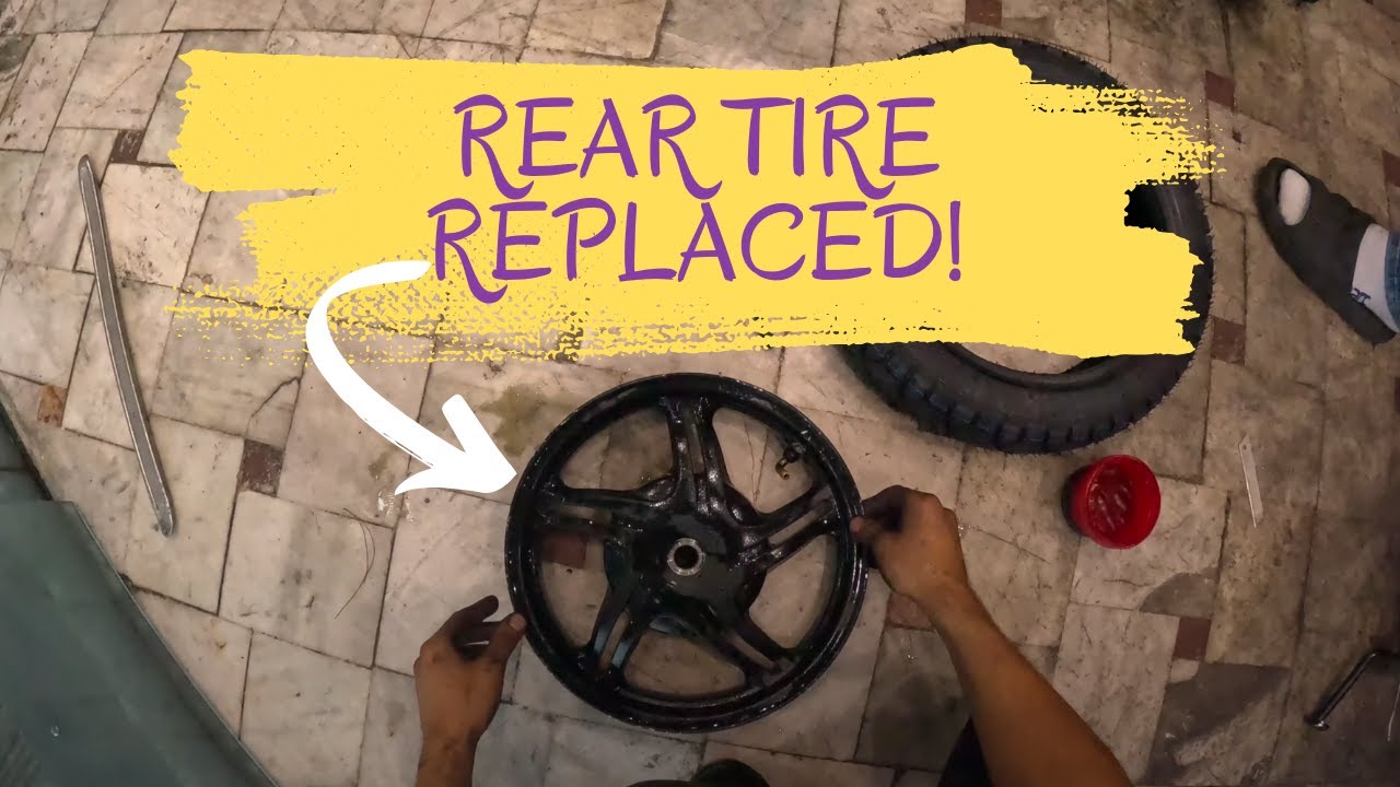 How to Change a Motorcycle Tire (TVS Wego) | Quick & Easy DIY!”