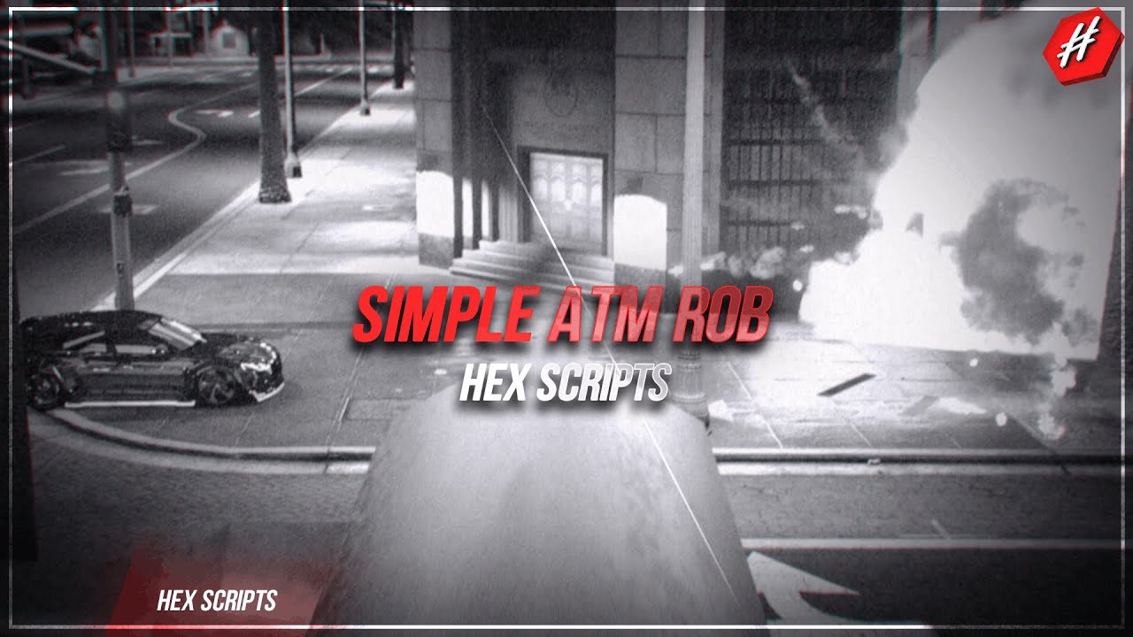 [ESX/QBCORE/STANDALONE] HEX SIMPLE ATM ROB (FiveM)