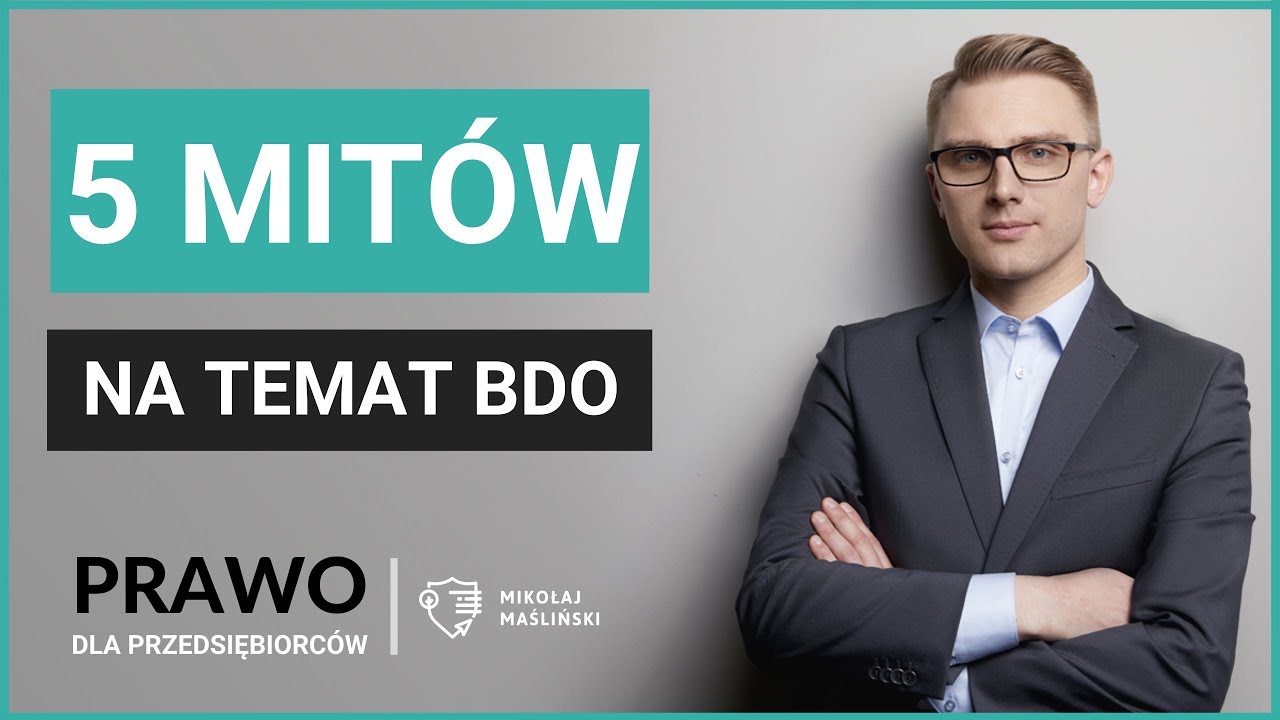Czym jest BDO? 5 mitów na temat BDO | Prawo dla przedsiębiorców #8