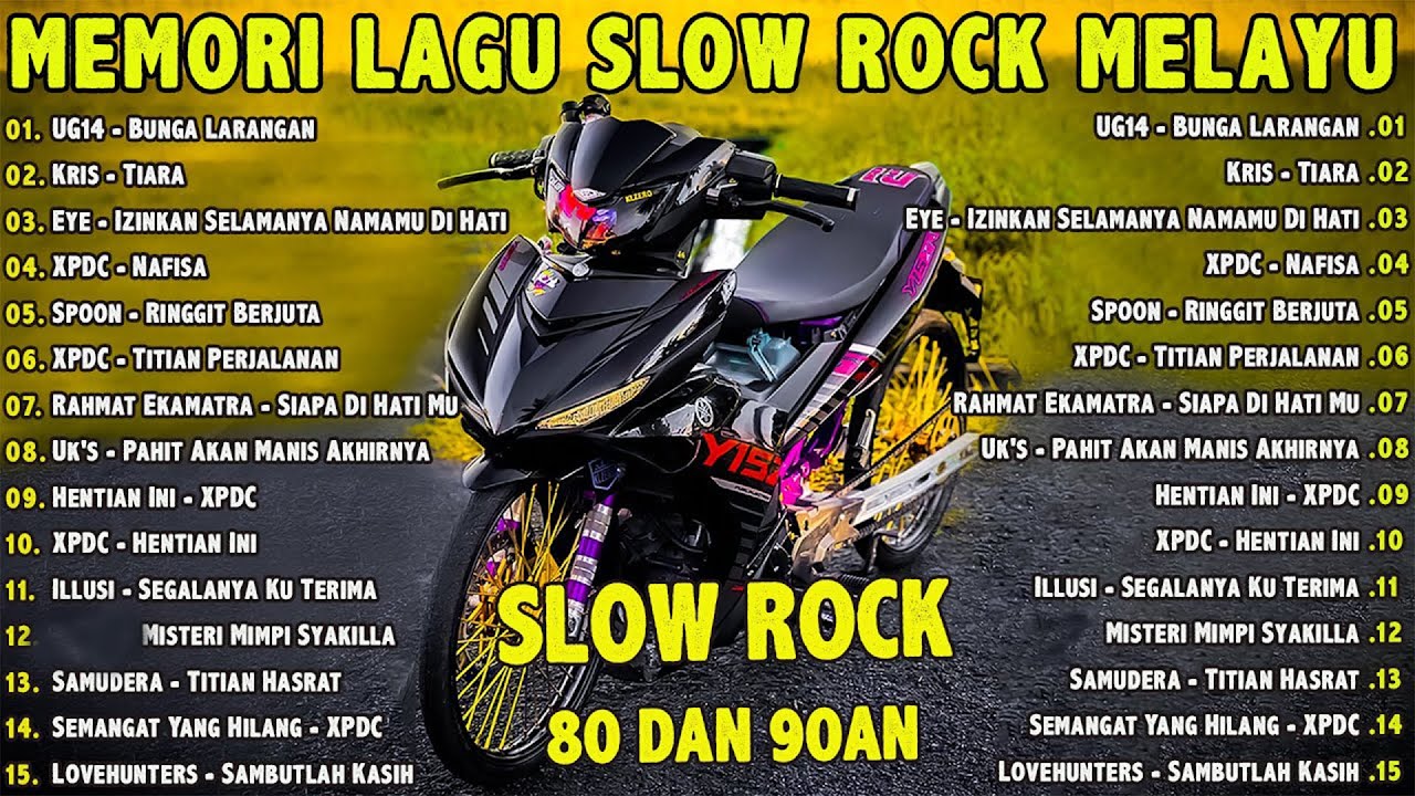 LAGU SLOW ROCK MALAYSIA 80-90AN - LAGU JIWANG 80AN DAN 90AN TERBAIK - KOLEKSI LAGU JIWANG LEGANDA