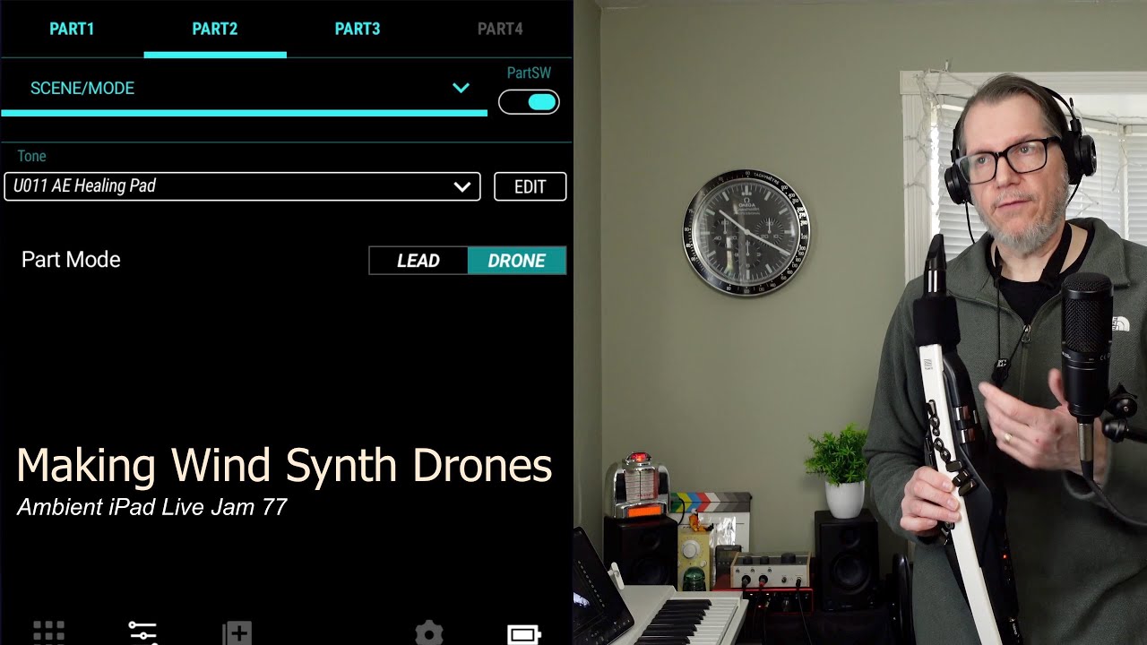 Drones! - How to Use the Drone Feature of the Roland Aerophone Wind Synth