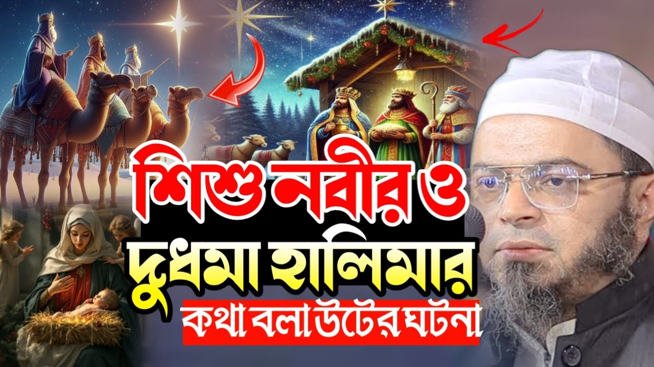 শিশু নবী ও দুধমা হালিমা! কথা বলার উটের অবিশ্বাস্য ঘটনা | মুফতি নাসির উদ্দীন আনসারী |