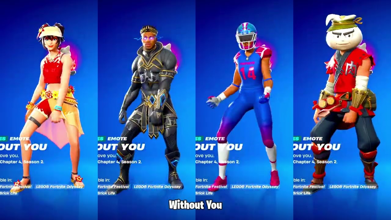 ALL NEW FORTNITE SKINS & ICON SERIES EMOTES!