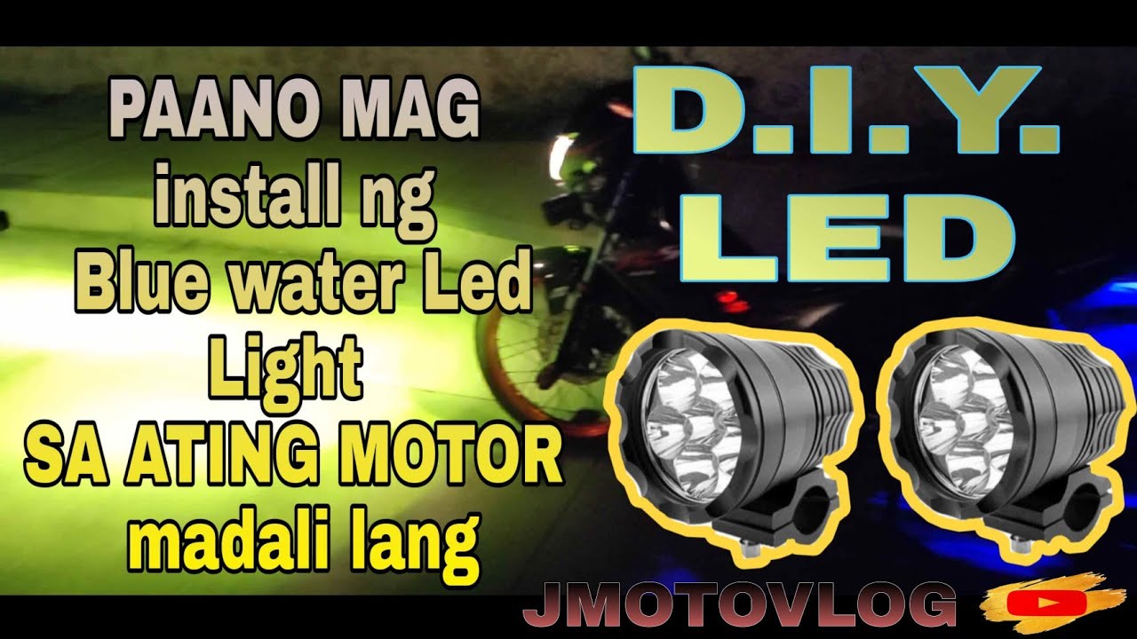 PAANO MAG INSTALL NG BLUE WATER LED WITH RELAY