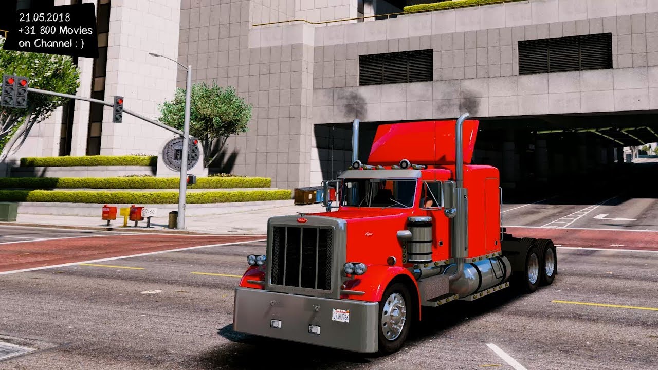 Peterbilt 379 1992 0.5 Test Drive GTA V _REVIEW