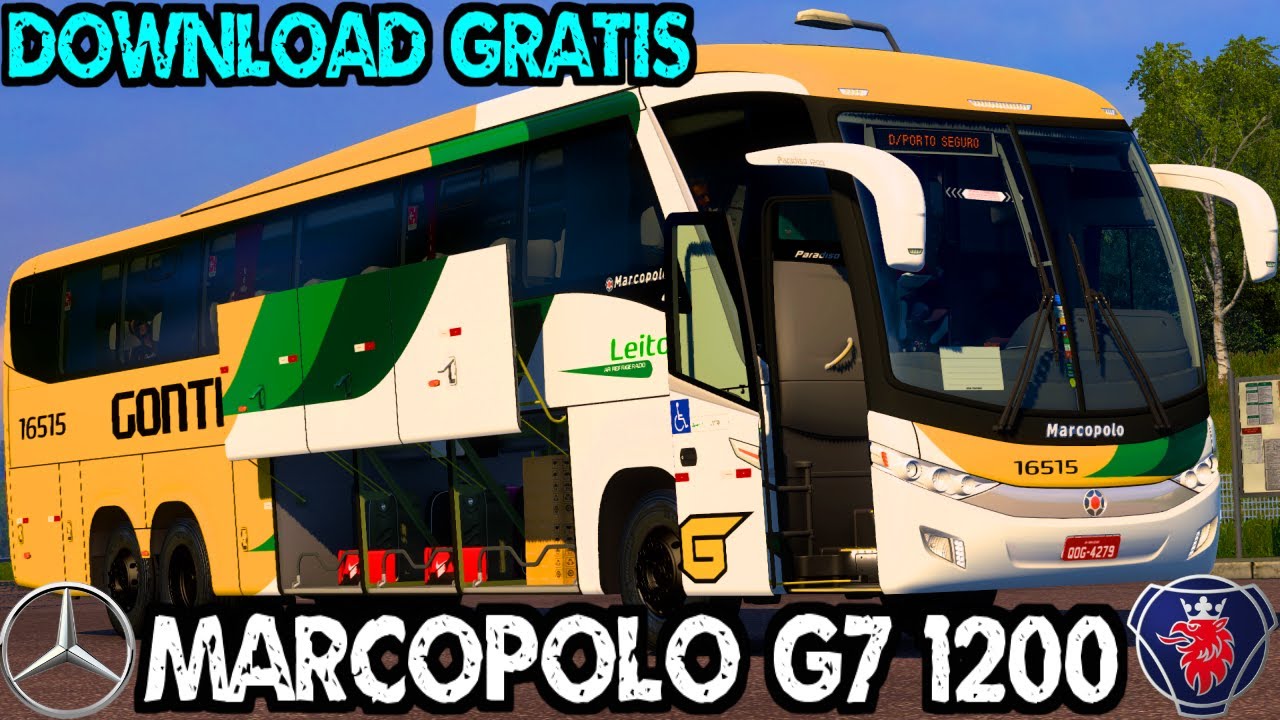 SCANIA E MERCEDES | NOVO MARCOPOLO G7 1200 / NORMAN MODS