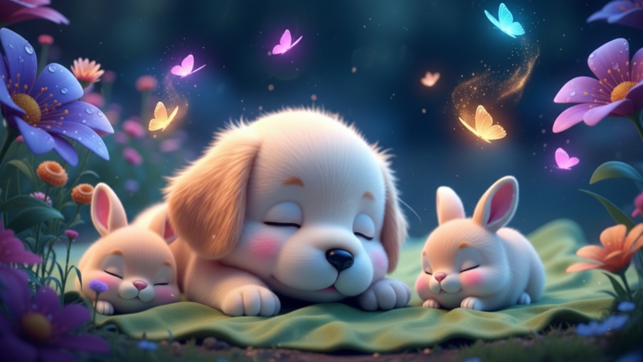 Mozart Lullaby for Sleep 🩵 Gentle Guitar & Dreamy Vocals 🩵 Brain Development Music