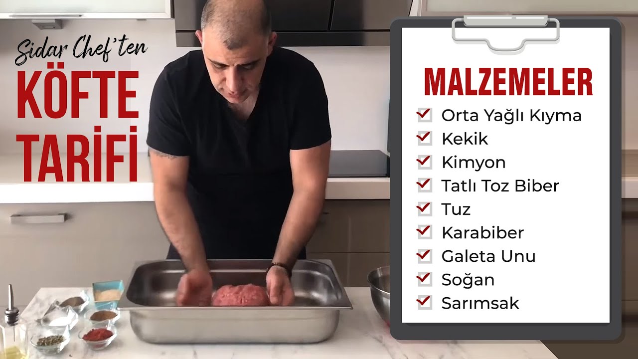 En Lezzetli K&ouml;fte Tarifi! (M&uuml;kemmel K&ouml;ftenin P&uuml;f Noktaları)