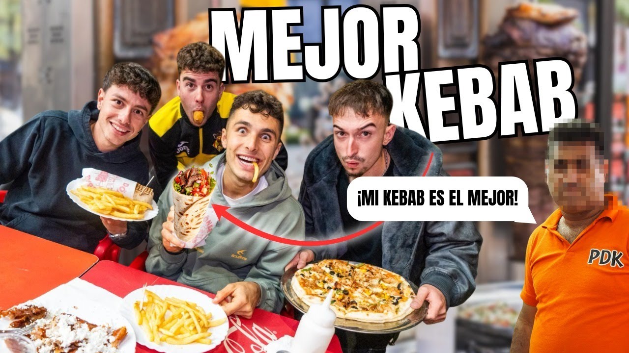PRUEBO los 3 MEJORES KEBABS de mi CIUDAD