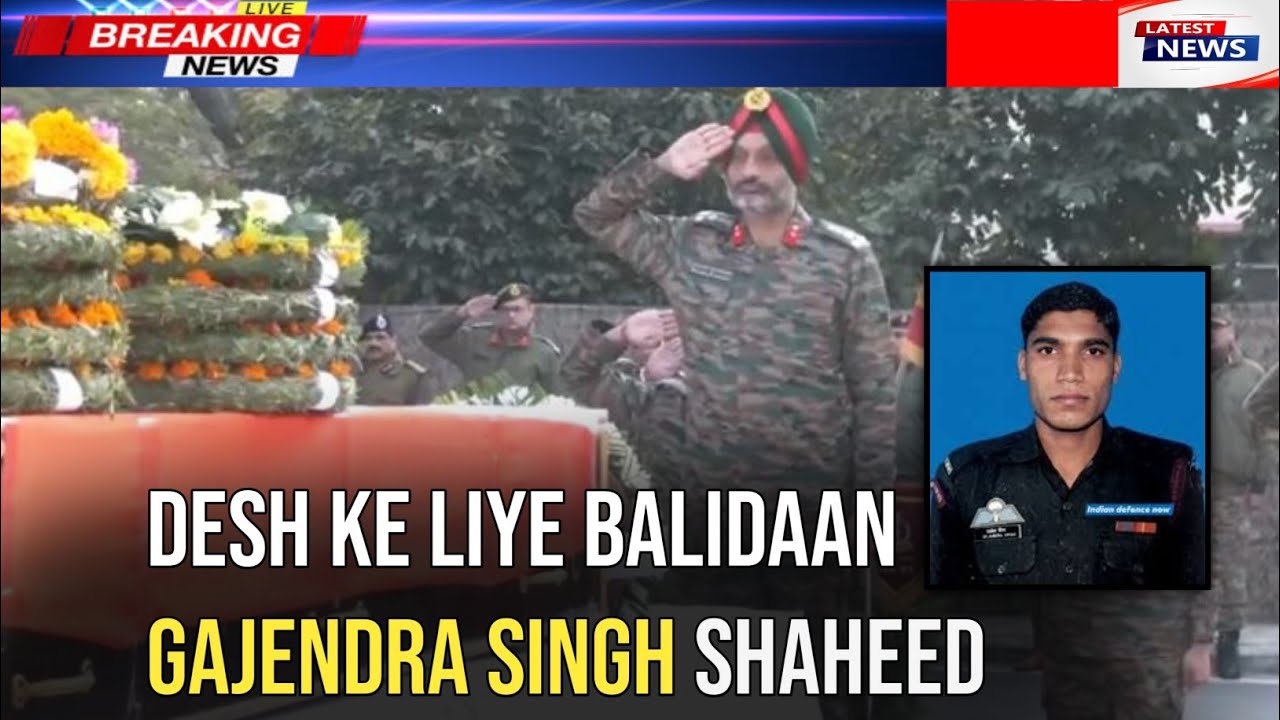 Kishtwar Operation: Para Commando Gajendra Singh Shaheed | Terror Hideout Busted | J&K News