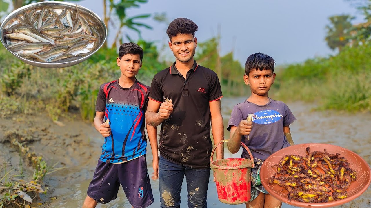 খাল থেকে দগরি মাছ ধরার পদ্ধতি, মাত্র ৫০ টাকায় দগরি মাছের সেরা কড়কড়া ভাজি | Robin The Storyteller