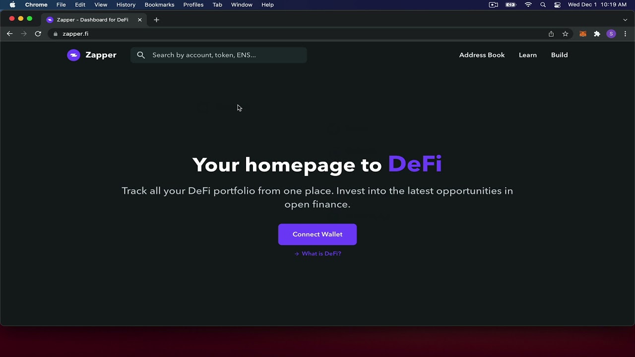 Zapper.fi is a good way to look at your porftolio