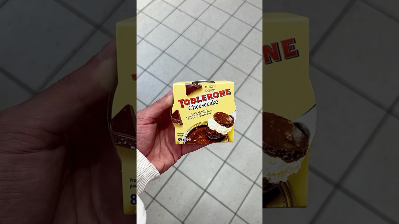 HIT! Serniczek Toblerone z Biedronki 👀🍫 NAJLEPSZY?!
