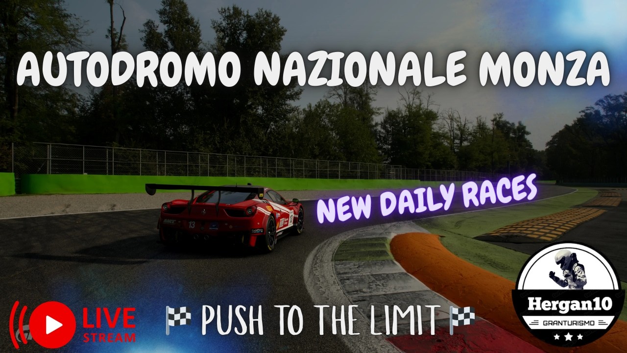 Gran Turismo 7 🔴Gran Turismo 7 🔴 NEW DAILY RACES | AUTODROMO NAZIONALE MONZA🏁