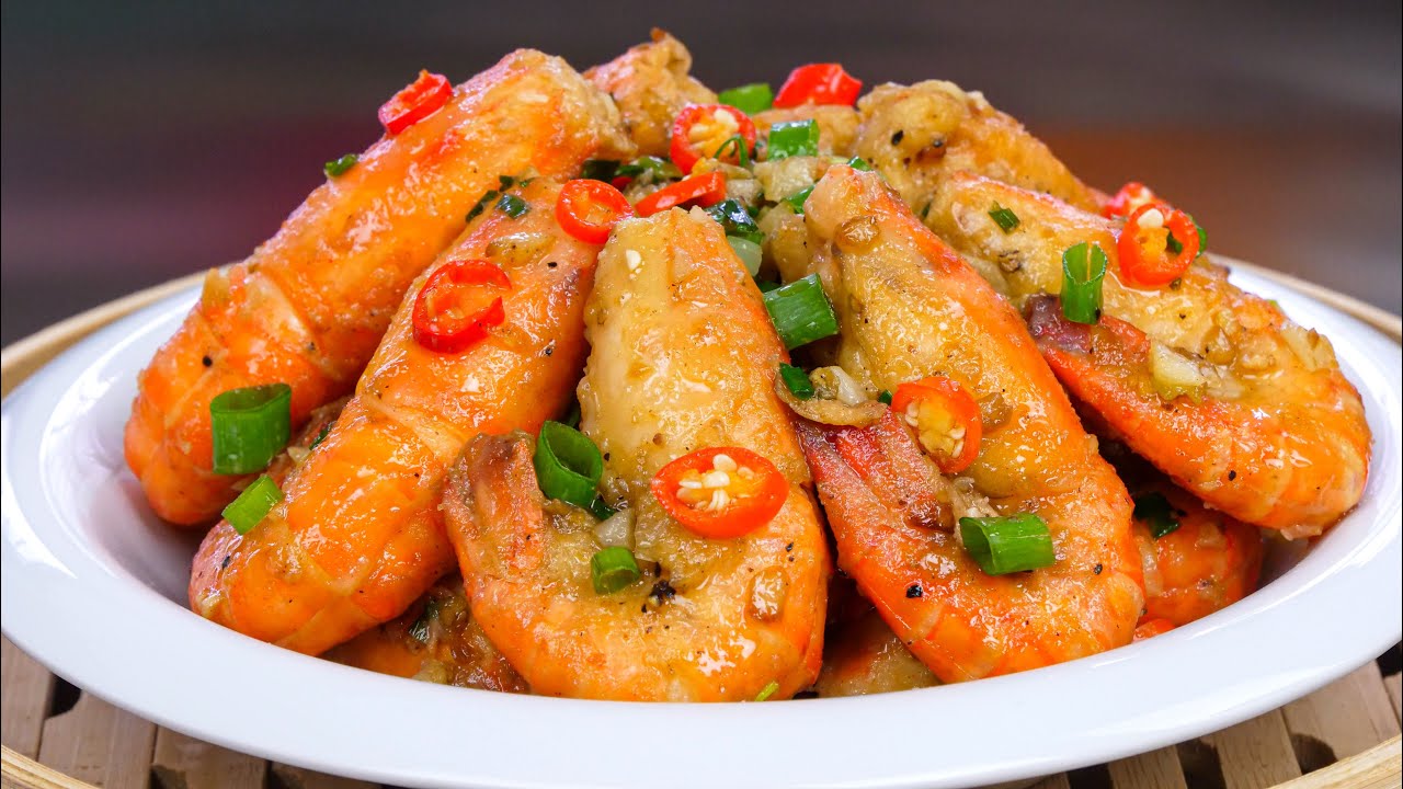 Хрустящие креветки с чесноком, которые вы можете приготовить дома 🦐