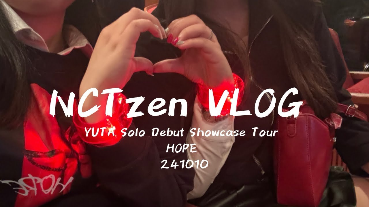 【NCTzen VIog】『YUTA Solo Debut Showcase Tour 〜 HOPE 〜』