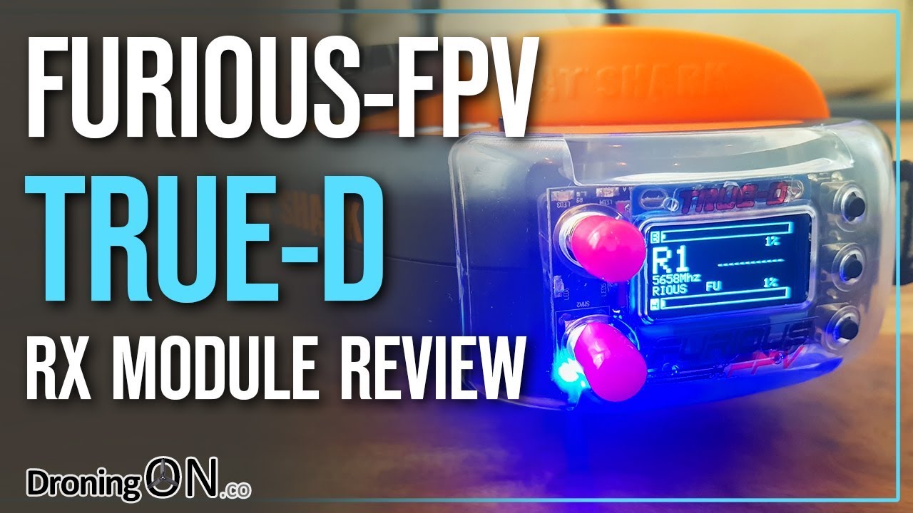 DroningON | FuriousFPV True-D OLED FatShark RX Module Review