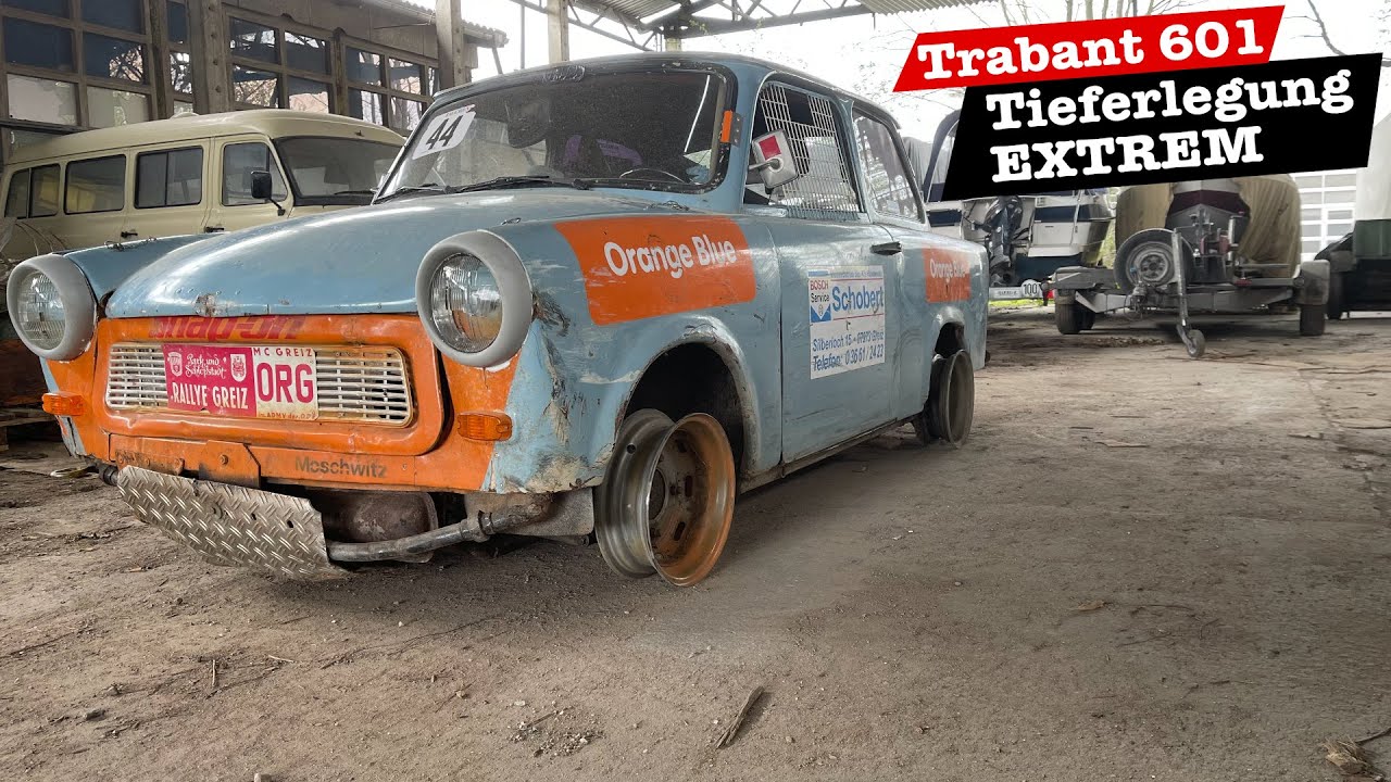 Trabant 601 Proberunde auf Felgen
