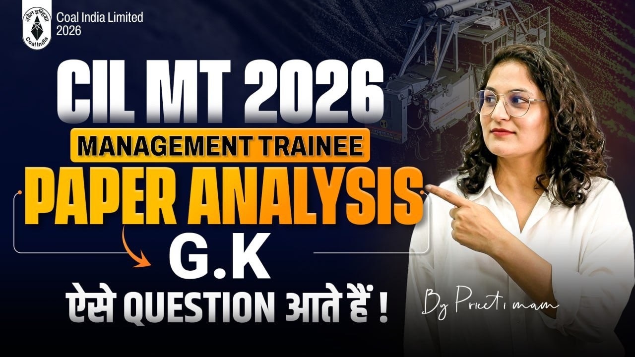 CIL MT 2026 GK Paper Analysis 🔴 | ऐसे Questions आते हैं! | By Preeti Mam