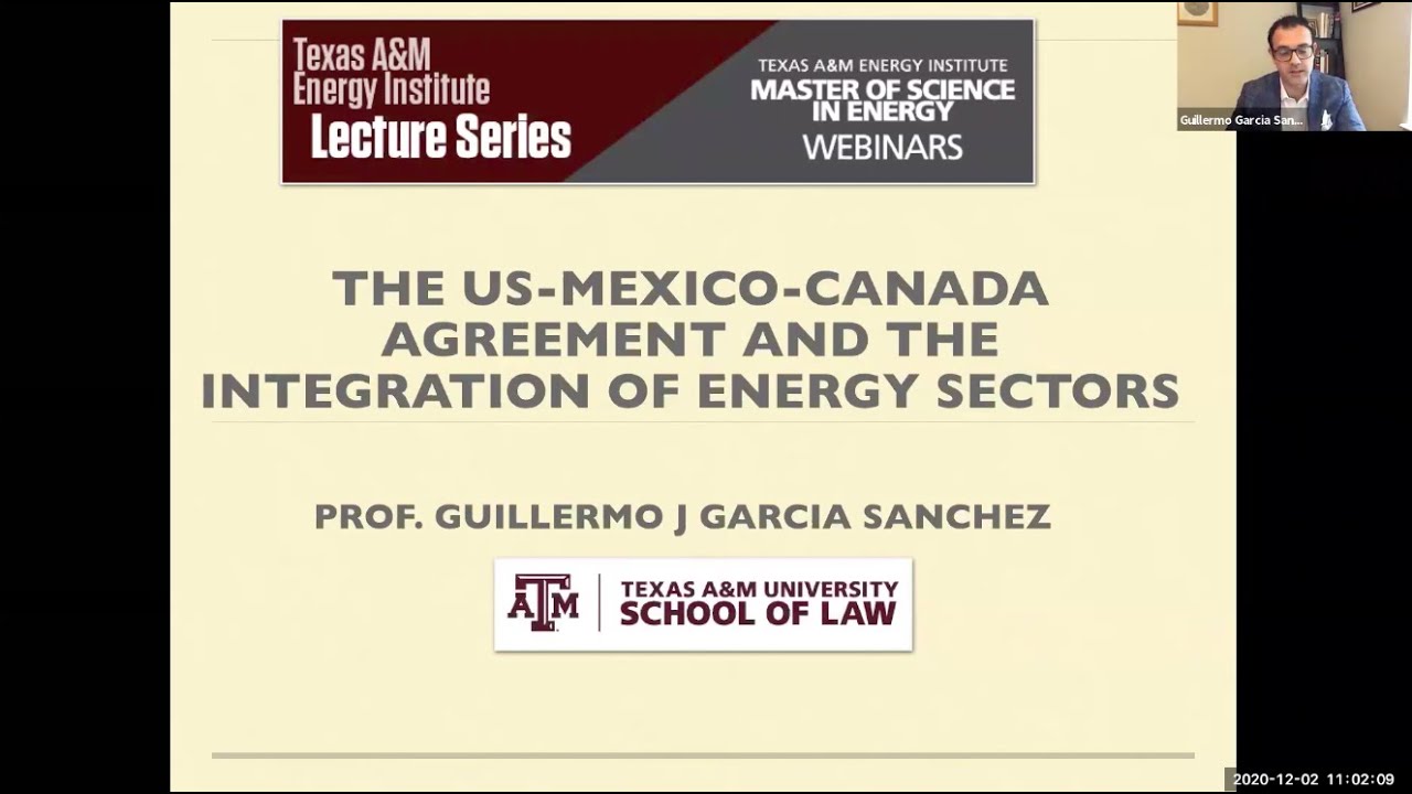 Energy Institute Lecture Series: MS in Energy Webinars - Prof. Guillermo J. Garcia Sanchez
