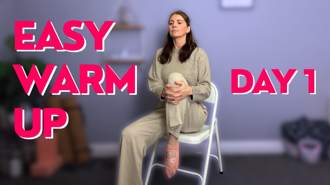 Chair Yoga for Beginners Gentle Seated Warm Up | Day 1 Begin Again