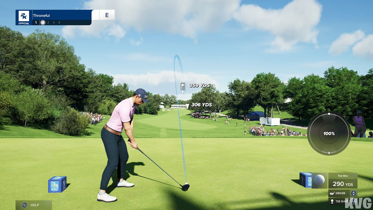 PGA TOUR 2K25 - St. George's Golf & CC - Gameplay (PC UHD) [4K60FPS]