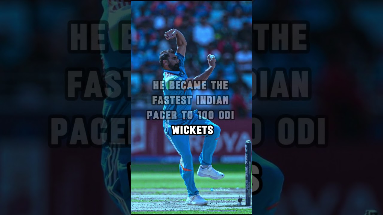 Mohammed Shami &ndash; India&rsquo;s Seam Sensation | The Master of Reverse Swing & World Cup Hero #cricket