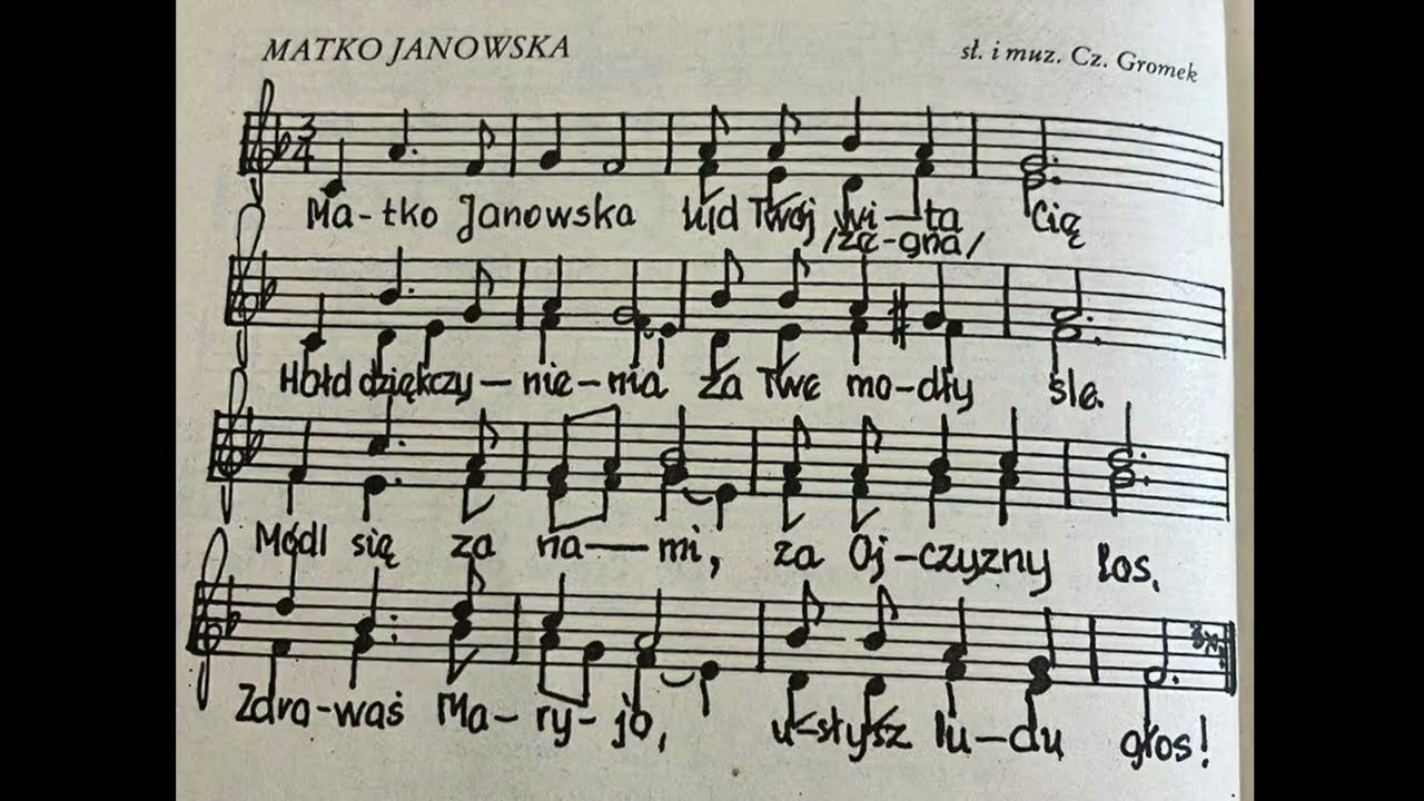 Fantazja w romantycznym stylu nt. pieśni: Matko Janowska - improwizacja