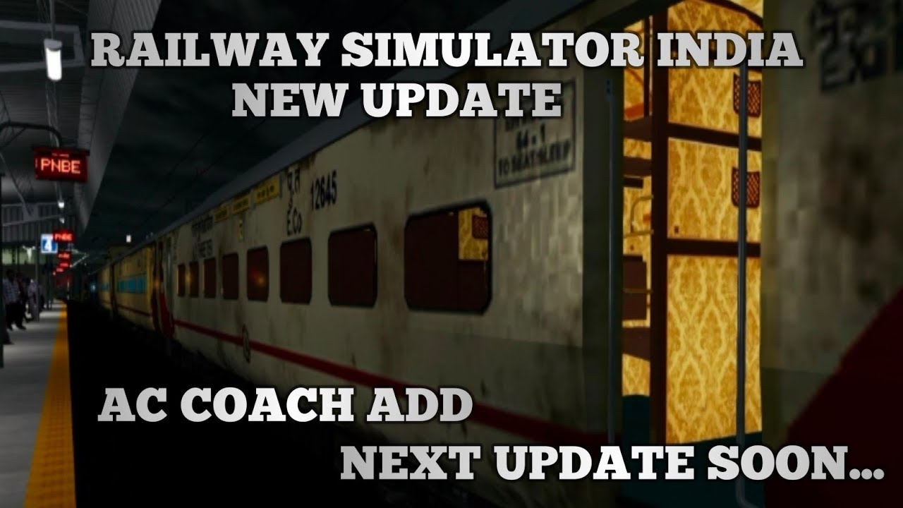 Railway Simulator India New Update | AC Coach Add  | Early Running SF Express | Gaziabad To Danapur
