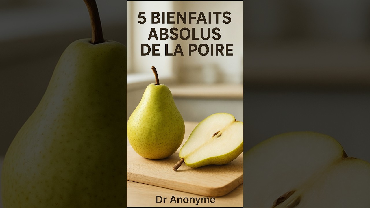 5 Bienfaits ABSOLUS de la Poire
