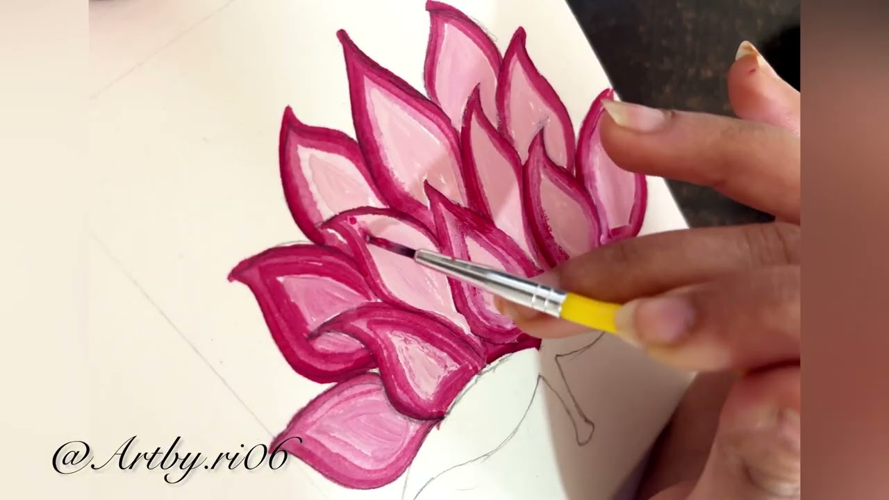 The Beauty of a Lotus Flower