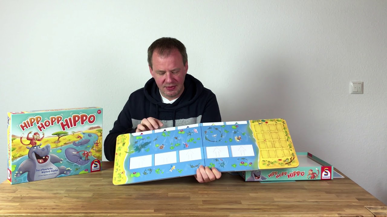 ᐅ Hipp Hopp Hippo vom Schmidt Spiele Verlag - Spielregeln & Review