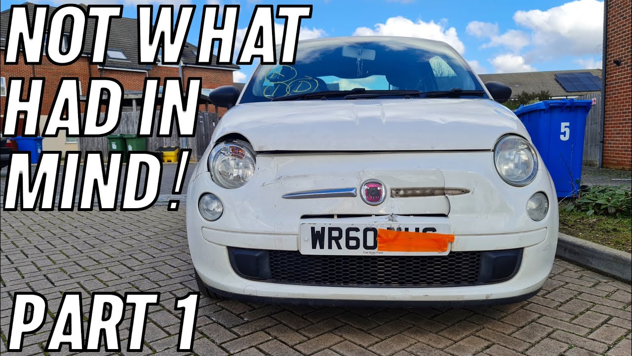Copart Fiat 500 It's Worse Than I Thought - Part 1