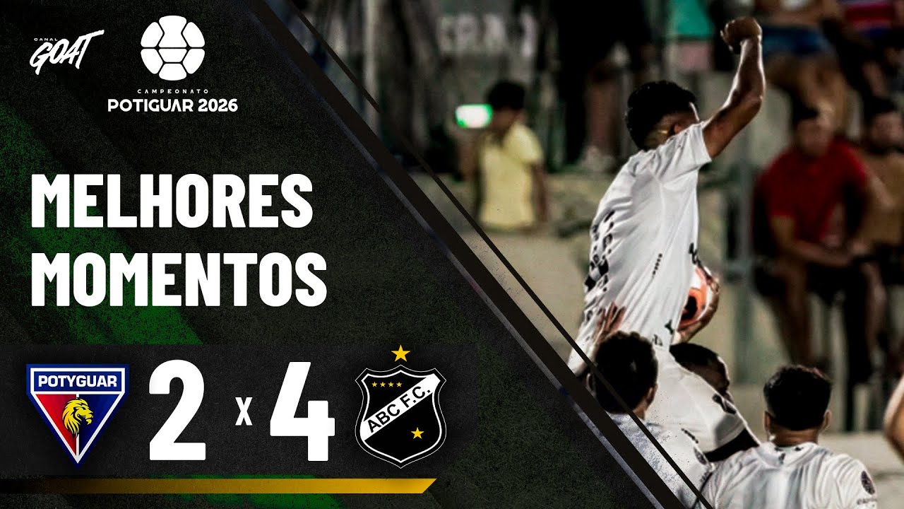 ABC VAI PRO SEGUNDO TEMPO PERDENDO POR 2 A 0, MAS VIRA PRA CIMA DO POTYGUAR SERIDOENSE!