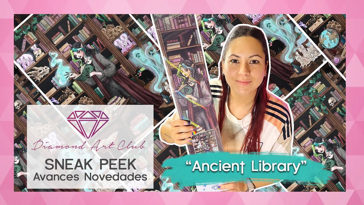 Sneak Peek Diamond Art Club #103 “Ancient Library”