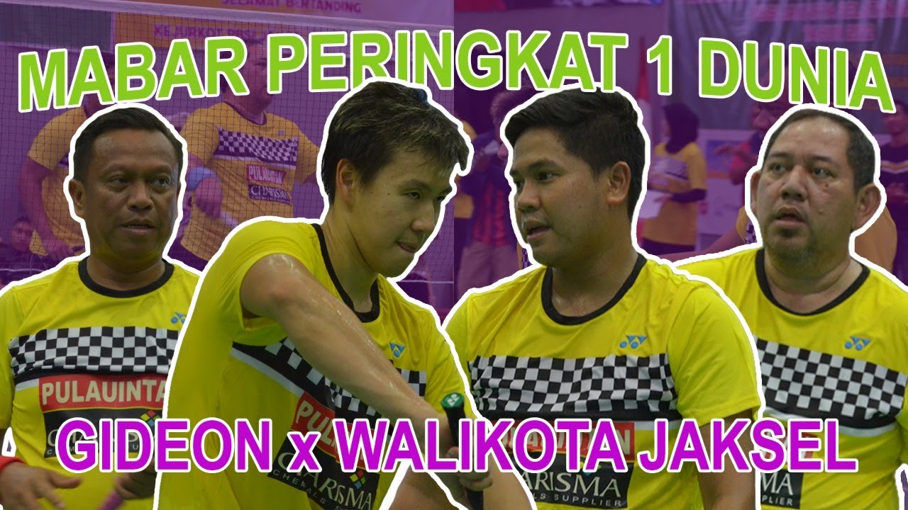 DITANTANG GIDEON & WALKOT JAKSEL - MARCUS FERNALDI GIDEON/MUNJIRIN VS IRFAN FADILLAH/HERI