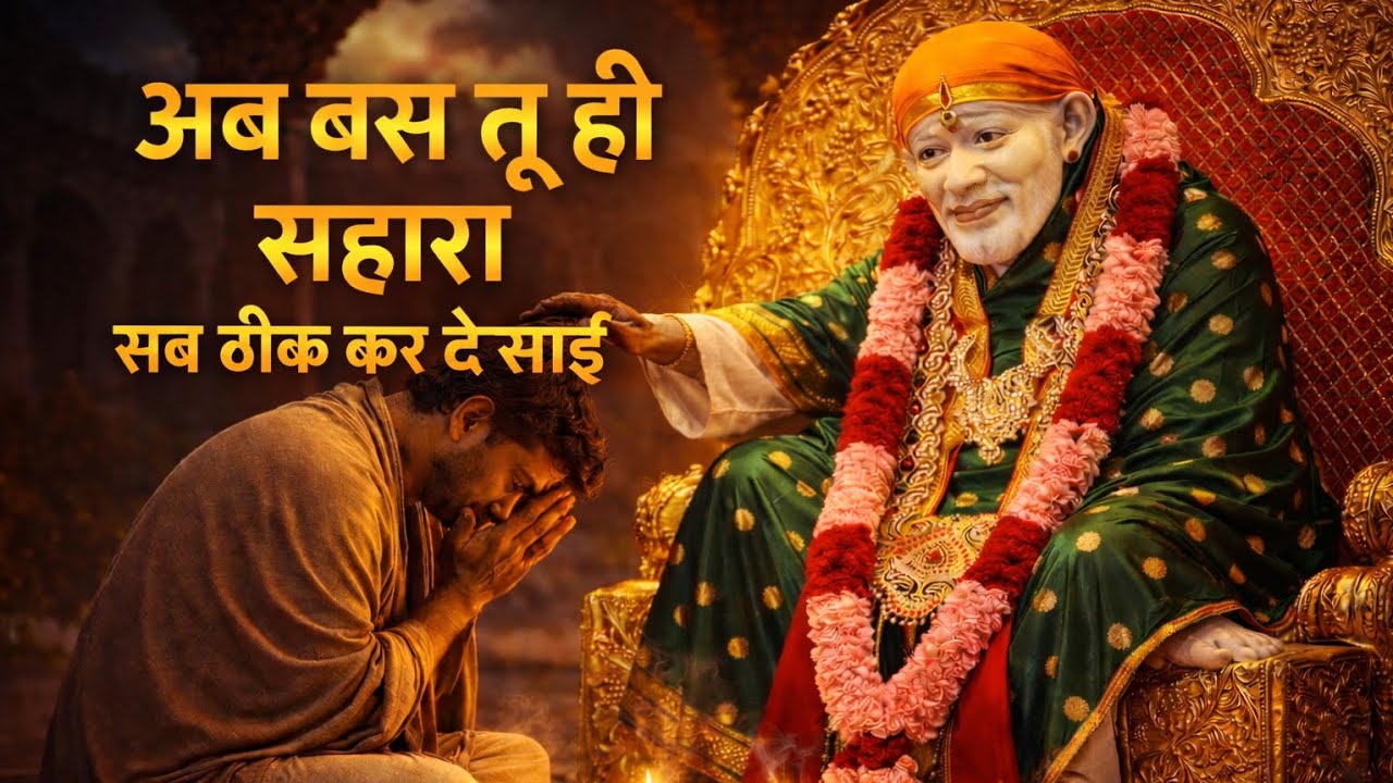 अब बस तू ही सहारा साईं | सब ठीक कर देगा साईं | Very Painful Sai Bhajan 2026