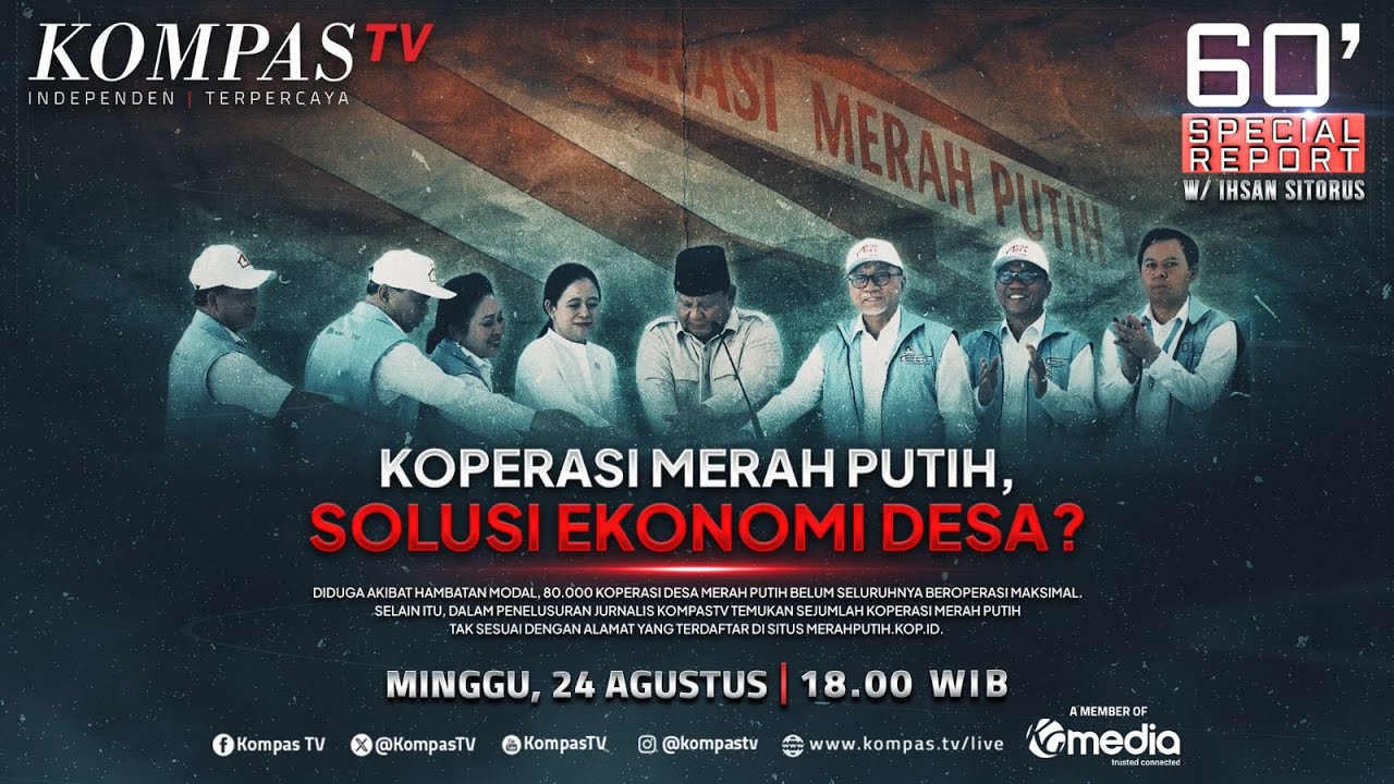LIVE - Koperasi Merah Putih, Solusi Ekonomi Desa? I 60' SPECIAL REPORT