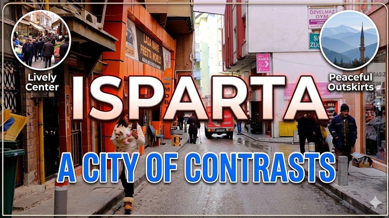 Isparta: A City of Contrasts - Discover Its Lively Center and Peaceful Outskirts, Turkey