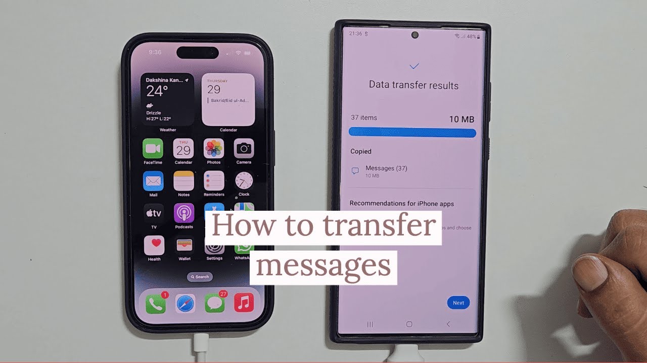 Как перенести SMS-сообщения с iPhone на телефон Samsung Galaxy